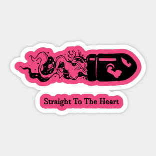 Straigt Dark The Heart Sticker